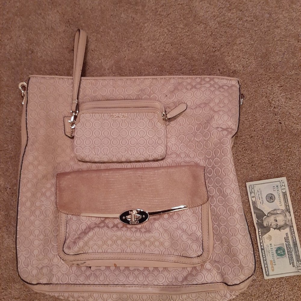 Coach Bag with clutch